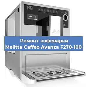 Декальцинация   кофемашины Melitta Caffeo Avanza F270-100 в Санкт-Петербурге